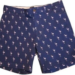 J CREW mens shorts FLAMINGOS 33”